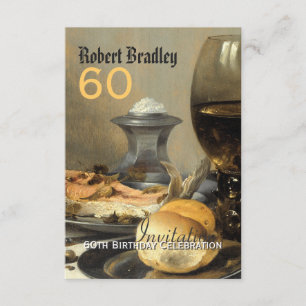 Invitation personnalisable pour le 60e anniversair