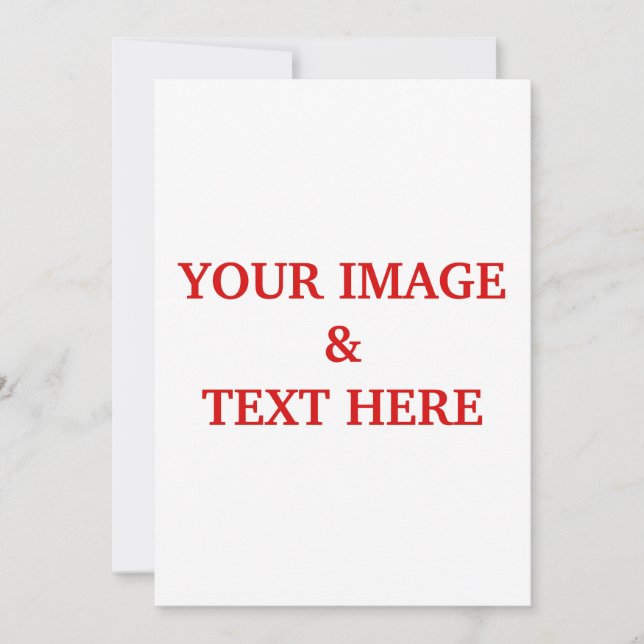 Invitation Personnalisation personnalisée de votre propre pho (Devant)