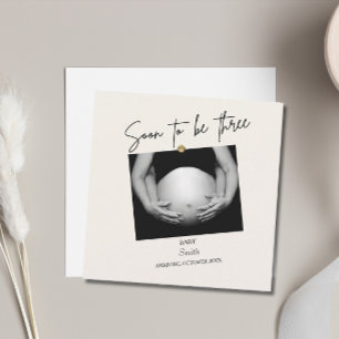 Invitation Personnalisé Bientôt trois