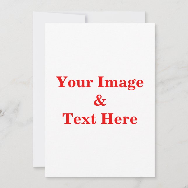 Invitation Personnalisé Personnalisé Votre Propre Photo & Tex (Devant)