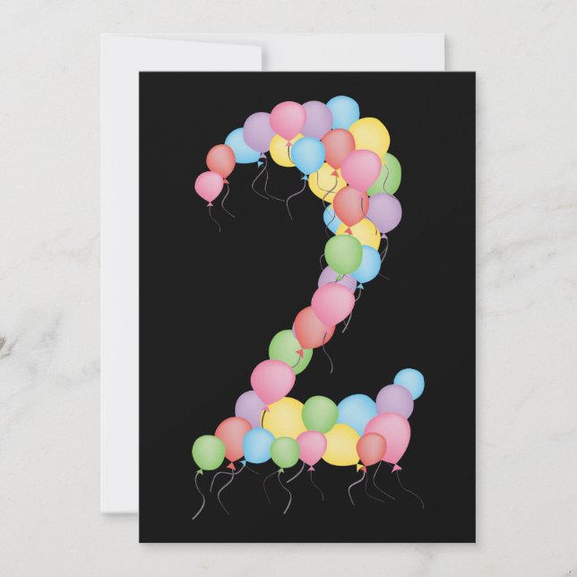 Invitation personnalisé pour les enfants ou les fi (Devant)