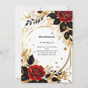 Invitation personnalisée 30e anniversaire