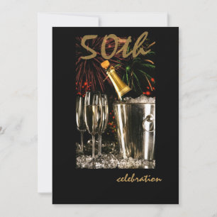 Invitation personnalisée à la 50e fête d'anniversa