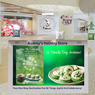 Invitation personnalisée à la fête de la Saint Pat