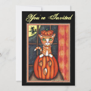 Invitation personnalisée à la fête d'Halloween