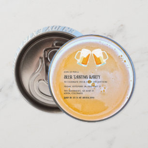 Invitation personnalisée de la soirée de dégustati