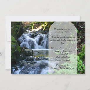 Invitation personnalisée de Little Waterfall Maria