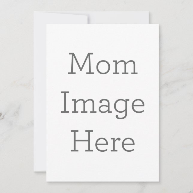 Invitation personnalisée de maman (Devant)