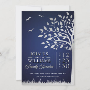 Invitation personnalisée de réunion de famille Ble