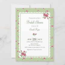 Invitation personnalisée Fleurs roses florales vin