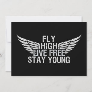 Invitation personnalisée FLY HIGH