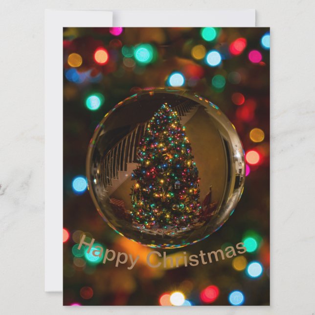 Invitation personnalisée Noël heureux (Devant)