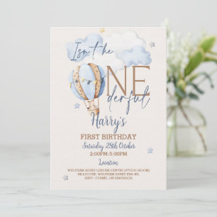 Invitation personnalisée ONEderful 1st Birthday