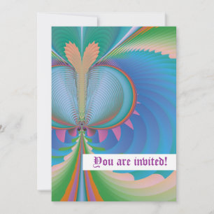 Invitation personnalisée Papillon