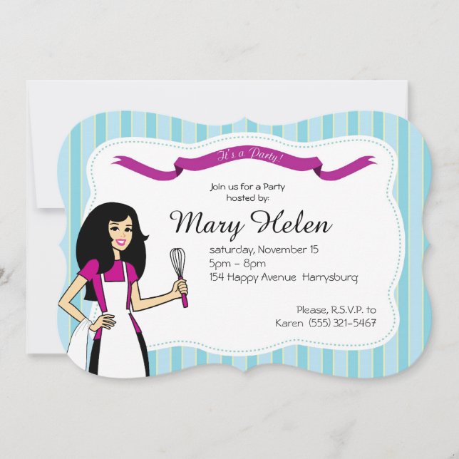 Invitation personnalisée par partie fraîche de (Devant)