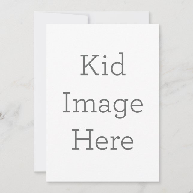 Invitation personnalisée pour enfant (Devant)