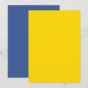 Invitation personnalisée pour événement Jaune & Bl