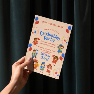 Invitation personnalisée pour la cérémonie de fin