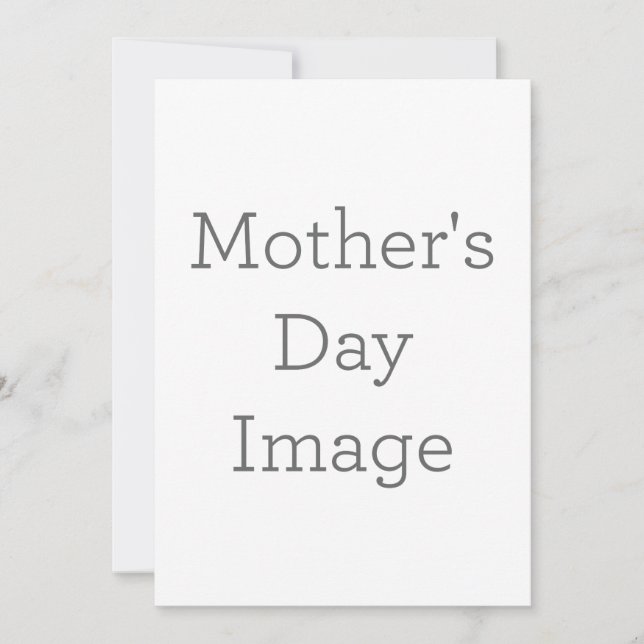 Invitation personnalisée pour la fête des mères (Devant)