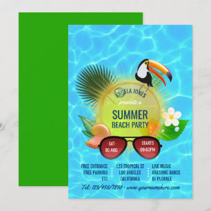 Invitation personnalisée pour la soirée de club su