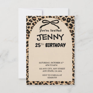 Invitation personnalisée pour l'anniversaire des e