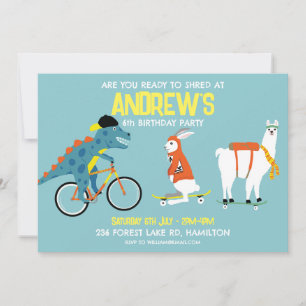 Invitation personnalisée pour l'anniversaire d'un 