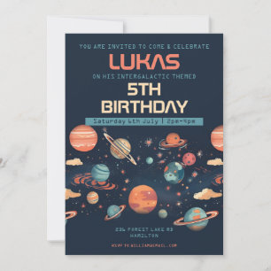 Invitation personnalisée pour l'anniversaire d'un