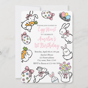 Invitation personnalisée pour le 1er anniversaire