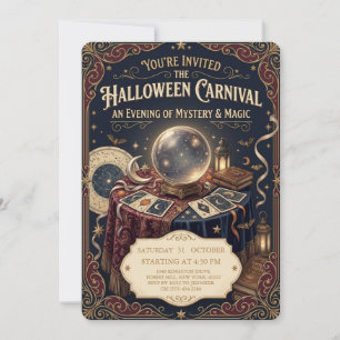Invitation personnalisée pour le Carnaval d'Hallow