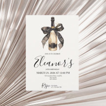 Invitation personnalisée pour un 18e anniversaire