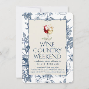 Invitation personnalisée pour un week-end au pays 