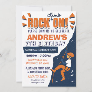 Invitation personnalisée pour une fête d'anniversa