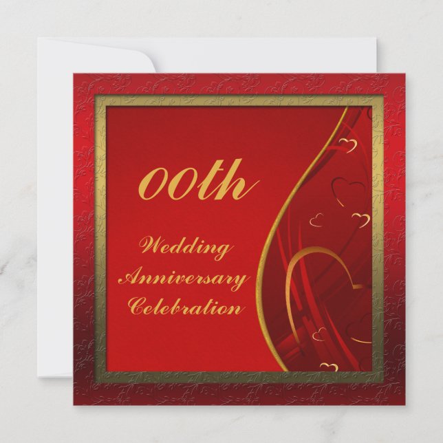 Invitation personnalisée pour une fête d'anniversa (Devant)