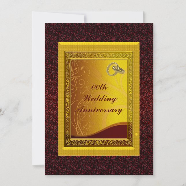 Invitation personnalisée pour une fête d'anniversa (Devant)