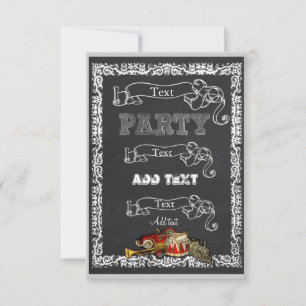 Invitation personnalisée pour une fête de garçons 