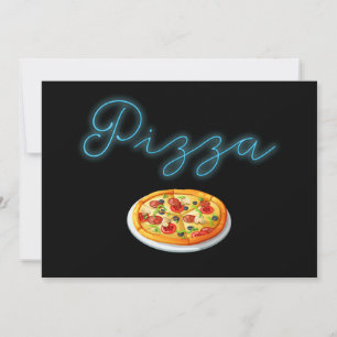 Invitation personnalisée pour une fête de pizza av