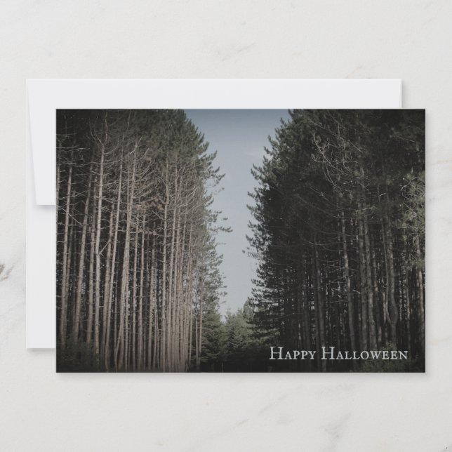 Invitation personnalisée pour une fête d'Halloween (Devant)