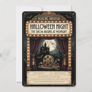Invitation personnalisée pour une soirée cinéma Ha