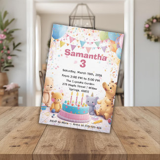 Invitation personnalisée rétro pour anniversaire