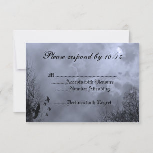 Invitation personnalisée RSVP Hauné Sky Blue Mist