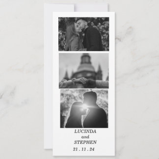 Invitation personnalisée "Save the Date" avec coup