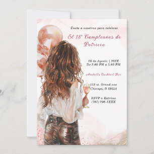 Invitation Personnalisées pour le 18ème Anniversaire
