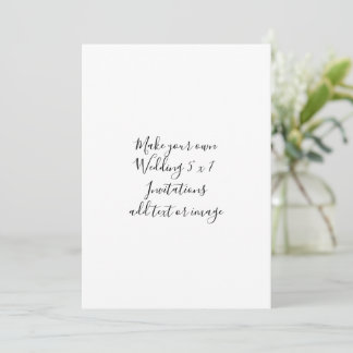 Invitation Personnaliser Ajouter un Mariage de script d'image