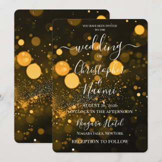 Invitation PERSONNALISER : Bokeh Blizzard Personnalisé