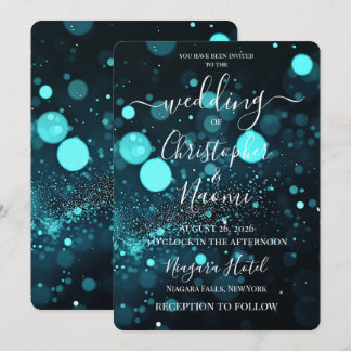 Invitation PERSONNALISER : Bokeh Blizzard Personnalisé