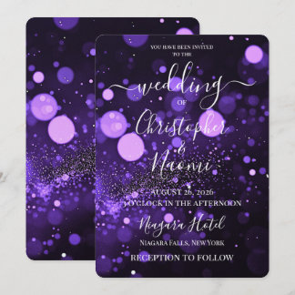 Invitation PERSONNALISER : Bokeh Blizzard Personnalisé
