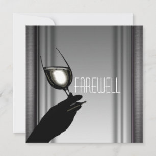 Invitation PERSONNALISER d'adieu de la retraite