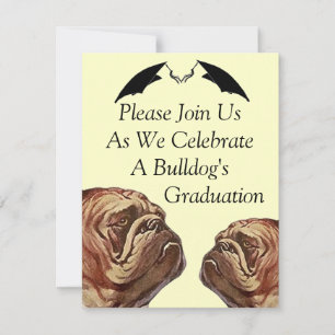 INVITATION PERSONNALISER DE DIPLÔME DE BULLDOGS ~EZ2