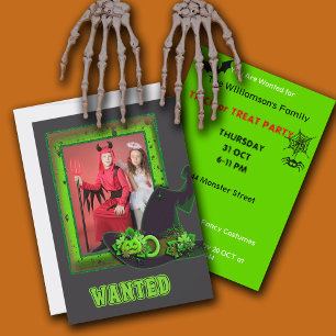 Invitation Personnaliser de la fête d'Halloween