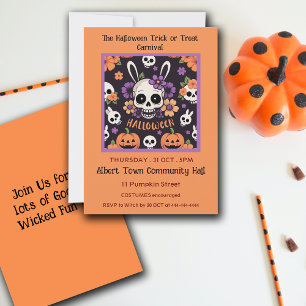 Invitation Personnaliser de la fête d'Halloween